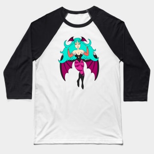 Dark Stalkers - Morrigan Baseball T-Shirt